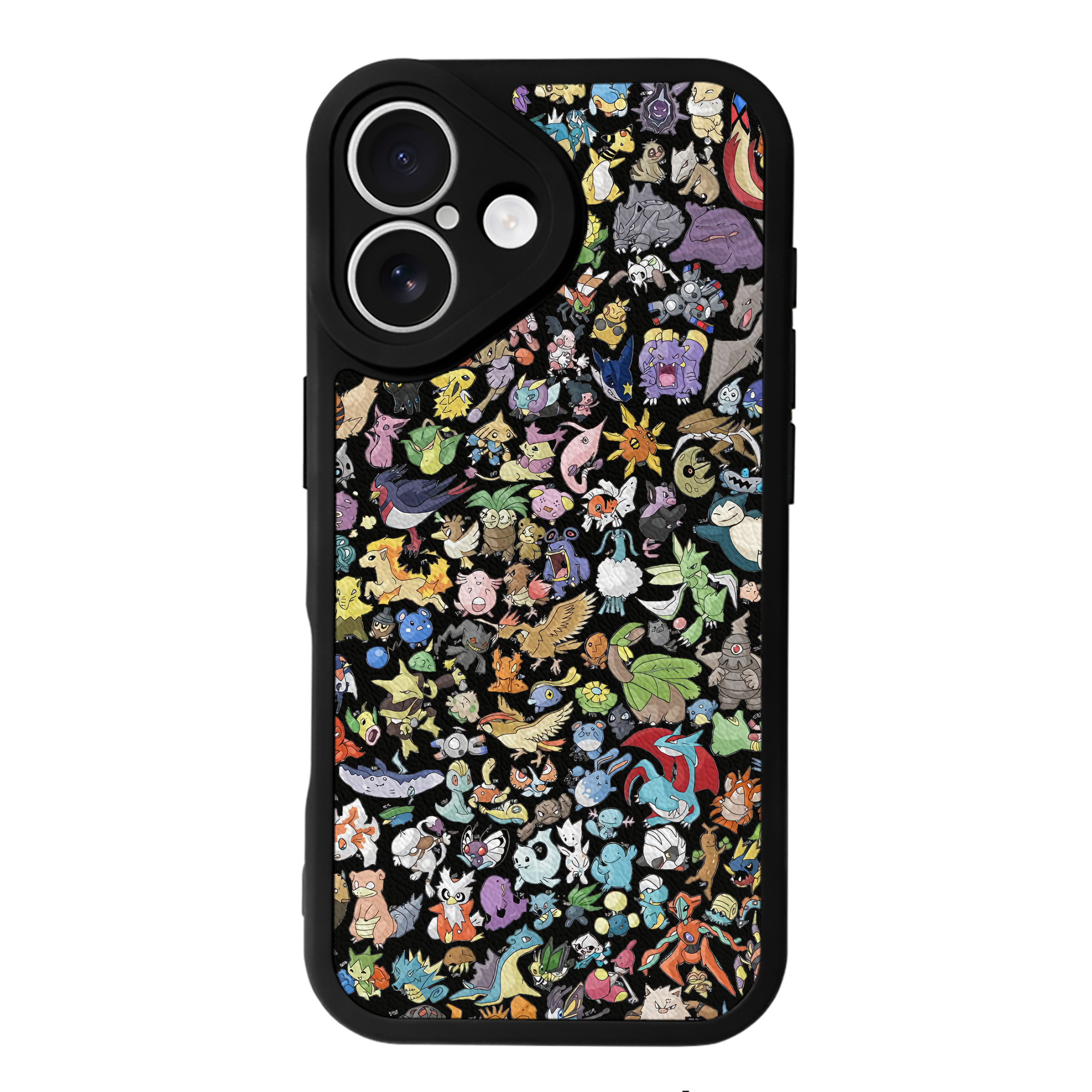 （画像用） ポケットモンスター Pokémon 【iPhone 16シリーズ対応】シリコンスマホケース（レザー調） 材質：シリコン